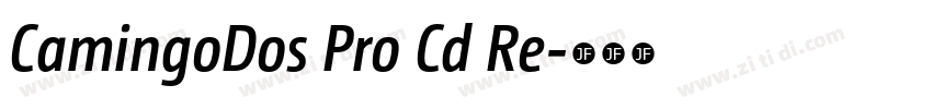 CamingoDos Pro Cd Re字体转换 CamingoDos Pro Cd Re字体转换